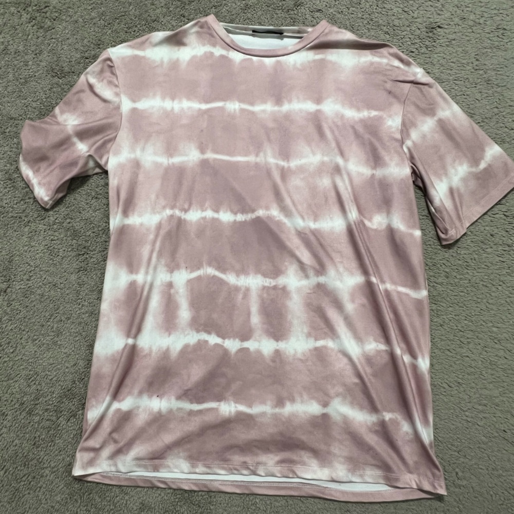 Pink tie dye T shirt